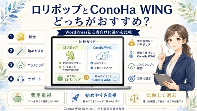 ロリポップとConoHa WINGはどっちがおすすめ？WordPress初心者向けに違いを比較