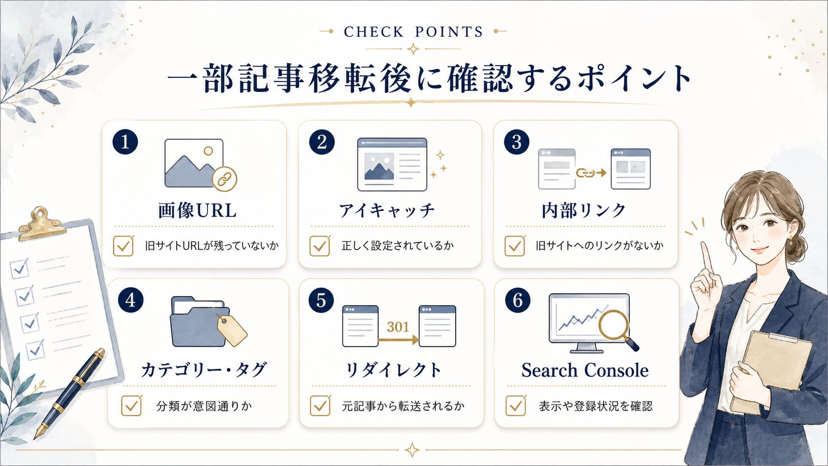一部記事移転後の確認ポイント